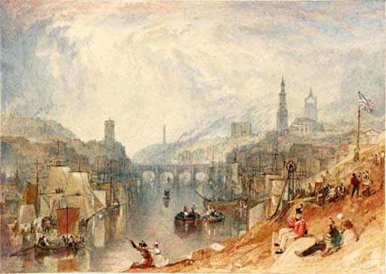 Newcastle upon Tyne, Turner 1823